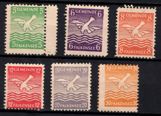 1945 Falkensee (Berlin), Germany Local Post (Mi. 1 - 6, Unofficial Issue, Full Set, CV $160)