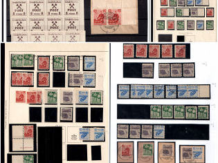 Grosraschen, Germany Local Post, Collection (Varieties)