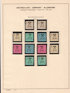 1946 Grosraschen, Germany Local Post (Mi. 13 A - 24 A, Full Set, CV $100, MNH)