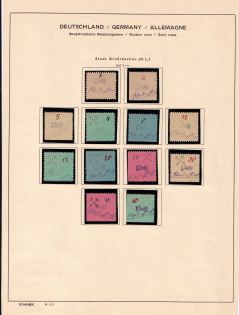 1945 Grosraschen, Germany Local Post (Mi. 1 - 12, Full Set, CV $60)