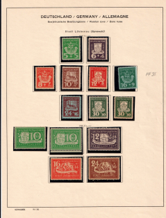 1946 Lubbenau (Spreewald), Germany Local Post (Mi. 1 A - 12 A, Full Sets, CV $30)