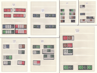 1939 Third Reich, Germany, Collection (Zusammendrucke, MNH)