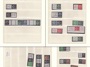 1940-41 Third Reich, Germany, Collection (Zusammendrucke, MNH)