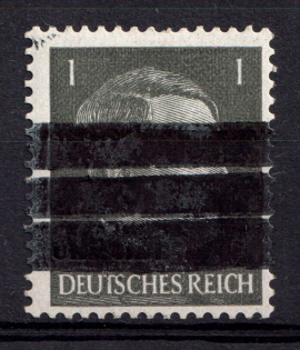 1945 1pf Barsinghausen (Deister), Germany Local Post (Mi. 1 II, Unofficial Issue, CV $390)