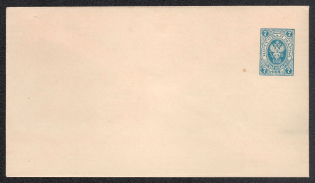 1889 7k Postal Stationery Stamped Envelope, Mint, Russian Empire, Russia (SC МК #41Б, 143 x 81 mm, 17th Issue)