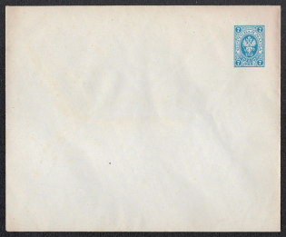 1913 7k Postal Stationery Stamped Envelope, Mint, Russian Empire, Russia (SC МК #60А, 144 x 120 mm, 24th Issue)