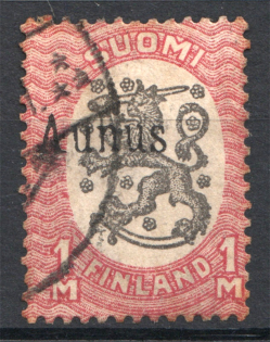 1919 Olonetz Finish Occupation Civil War 1 M (CV $115, Cancelled)