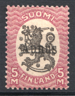 1919 Olonetz Finish Occupation Civil War 5 M (CV $380)