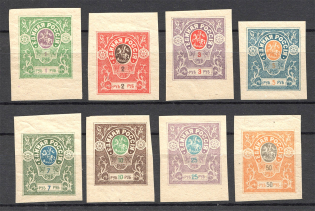 1919 Russia Civil War Denikin Army `Rosettes` (Full Set)