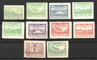 1918 Przedborz Poland Civil War Group (MH/Cancelled)