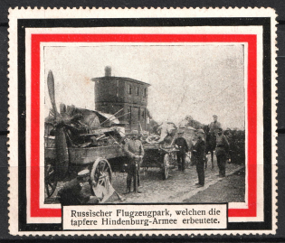 Park of Russian Aviation Occupied by a Brave Army Hindenburg