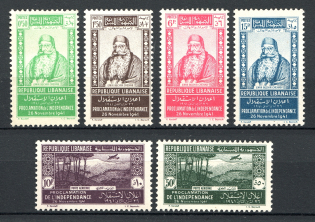 1942 Lebanon French Сolony (CV $20, Full Set, MNH)