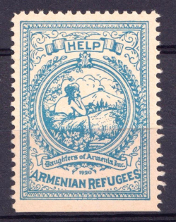 1920 Armenia Help for Armenian Refugees, Civil War, Russia