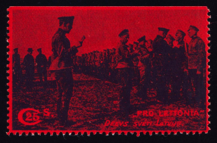 1916 25c Committee to Help Victims of the War in Latvia, Issued Latvian Committee 'Pro Lettonia'