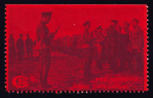 1916 25c Committee to Help Victims of the War in Latvia, Issued Latvian Committee 'Pro Lettonia'