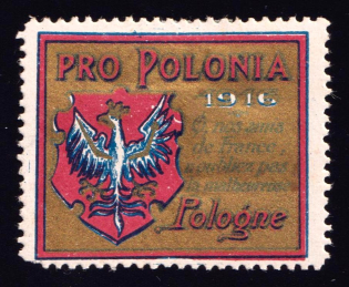 1915-16 Polish Eagle, Issued in France