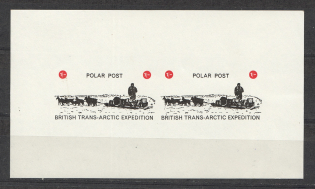 British Trans-Arctic Expedition Polar Post Block (MNH)