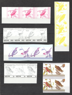 Nevis Fauna (3 Scans, Probe, Proof, MNH)