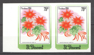 1986 Saint Vincent Pair Flora (CV$200, MNH)