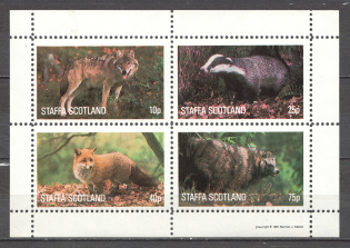 1981 Scotland Fauna Block (MNH)