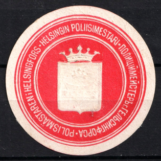 Helsingfors, Chief of Police, Mail Seal Label