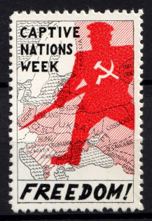 1971 London European League for the Defense of Freedom and Anti-Bolshevik Bloc of Nations, Ukraine, Underground Post (Full Set)