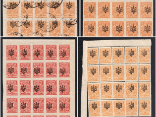1918 Odessa Type 2, Ukrainian Tridents, Ukraine, Blocks