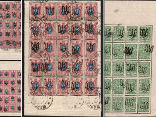 1918 Podolia, Ukrainian Tridents, Ukraine, Blocks