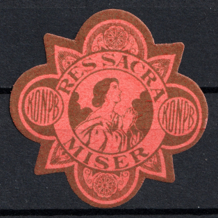 5k Lodz, to Help the Poor, Russian Poland, Mail Seal Label