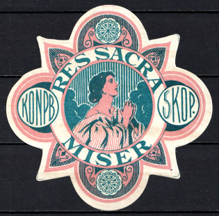 5k Lodz, to Help the Poor, Russian Poland, Mail Seal Label