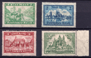 1924-27 Weimar Republic, Germany (Mi. 364 - 367, Full Set, CV $130)