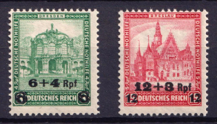 1932 Weimar Republic, Germany (Mi. 463 - 464, Full Set, CV $80, MNH)