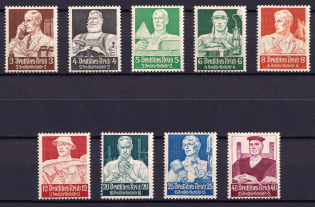 1934 Third Reich, Germany (Mi. 556 - 564, Full Set, CV $130)