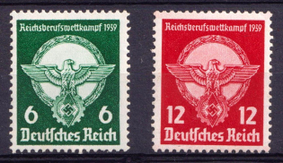 1939 Third Reich, Germany (Mi. 689 - 690, Full Set, CV $30, MNH)