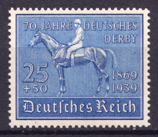 1939 Third Reich, Germany (Mi. 698, Full Set, CV $100, MNH)