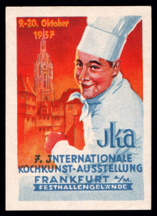 1937 'International Cooking Exhibition', Frankfurt, Third Reich Propaganda, Cinderella, Nazi Germany