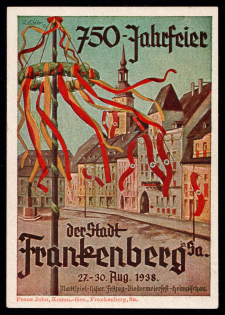 1938 '750th Anniversary the City Frankenberg', Third Reich Propaganda, Cinderella, Nazi Germany