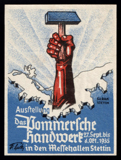 1935 'Exhibition of Commercial Crafts', Szczecin, Third Reich Propaganda, Cinderella, Nazi Germany