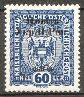 1919 Stanislav West Ukrainian People's Republic, 60 H (Signed)