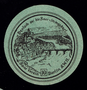 1935 'German be the Saar Forever!', Berlin, German Propaganda, Cinderella