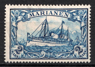 1901 2m Mariana Islands, German Colonies, Kaiser’s Yacht, Germany (Mi. 17)