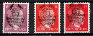 1945 Glauchau (Saxony), Germany Local Post (Mi. IV b - VI, Unissued Stamps, CV $120)