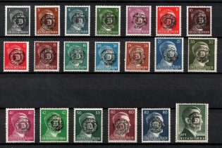 1945 Lobau (Saxony), Germany Local Post (Mi. 3 - 22, CV $330)