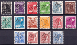 1948 District 36 Potsdam Main Post Office, Spremberg Emergency Issue, Soviet Russian Zone of Occupation, Germany