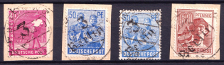 1948 District 3 Berlin Main Post Office, Berlin Emergency Issue, Soviet Russian Zone of Occupation, Germany (Canceled)