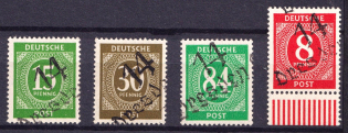 1948 District 14 Dresden Main Post Office, Dresden Emergency Issue, Soviet Russian Zone of Occupation, Germany (MNH)