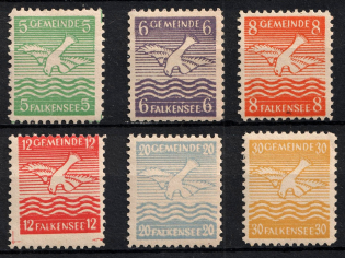 1945 Falkensee (Berlin), Germany Local Post (Mi. 1 - 6, Unofficial Issue, Full Set, CV $160, MNH)