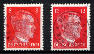 1945 Bad Gottleuba (Saxony), Soviet Russian Zone of Occupation, Germany Local Post (Mi. 6 - 8, Signed, MNH)