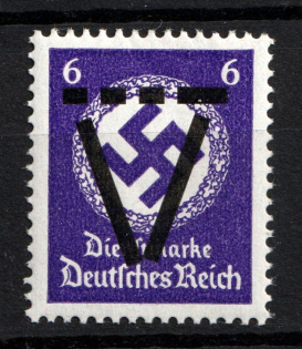 1945 6pf Saulgau (Wurttemberg), Germany Local Post (Mi. XIII, Unofficial Issue, CV $140, MNH)