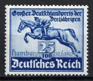 1940 Third Reich, Germany (Mi. 746, Full Set, CV $30, MNH)